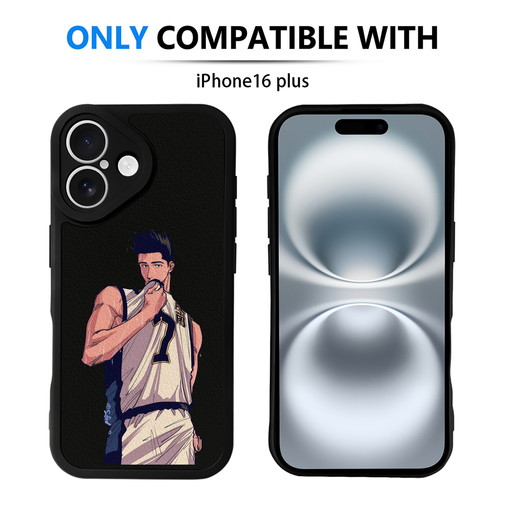 （画像用） SLAM DUNK／スラムダンク 【iPhone 16シリーズ対応】シリコンスマホケース（レザー調） 材質：シリコン